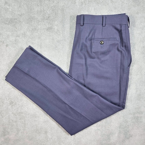 Suitsupply Other - Suitsupply‎ Dress Pants Mens 38 Navy Blue Excellent Wool Brescia Int. B4760IE
